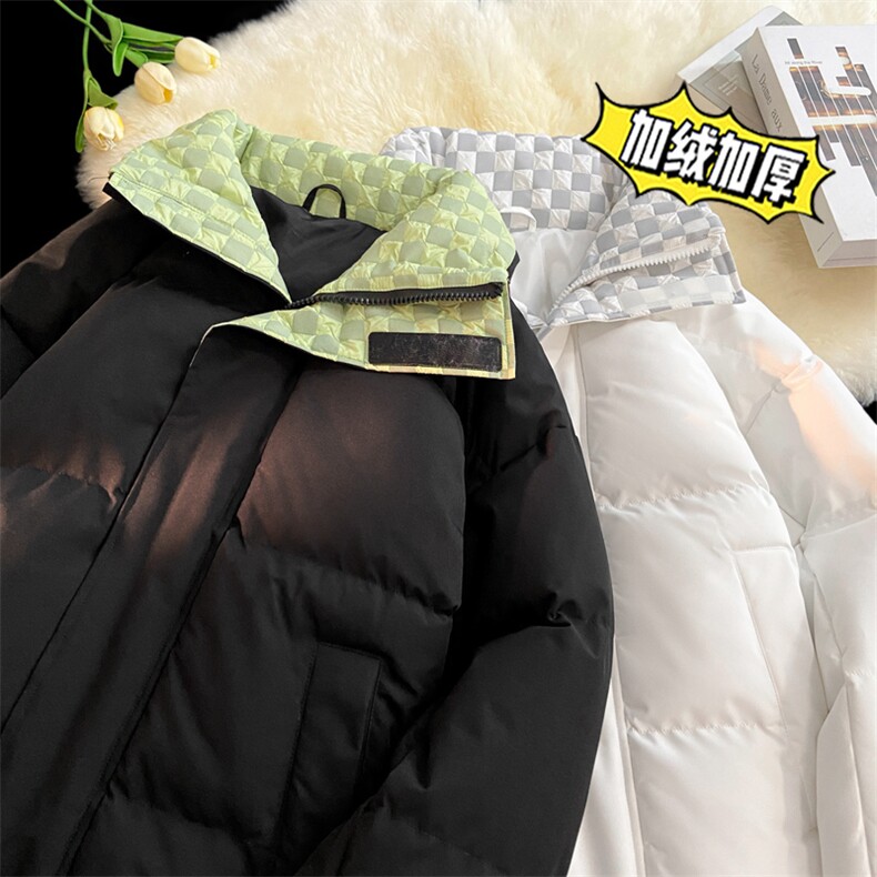 三防料抖音品质现货10W件宽松加绒加厚棉衣外套棉服BM666特P85,男装棉衣,电商A486