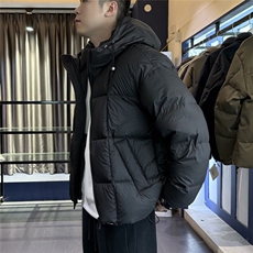 云朵泡芙轻盈羽绒服冬季高充蓬松保暖90绒休闲男yrf530-TP205，男装羽绒服，电商A089-1