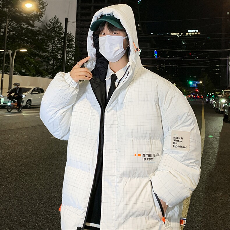 2024冬季新款休闲加厚保暖棉衣连帽潮牌大码棉服外套33211P115,男装棉衣,电商A086