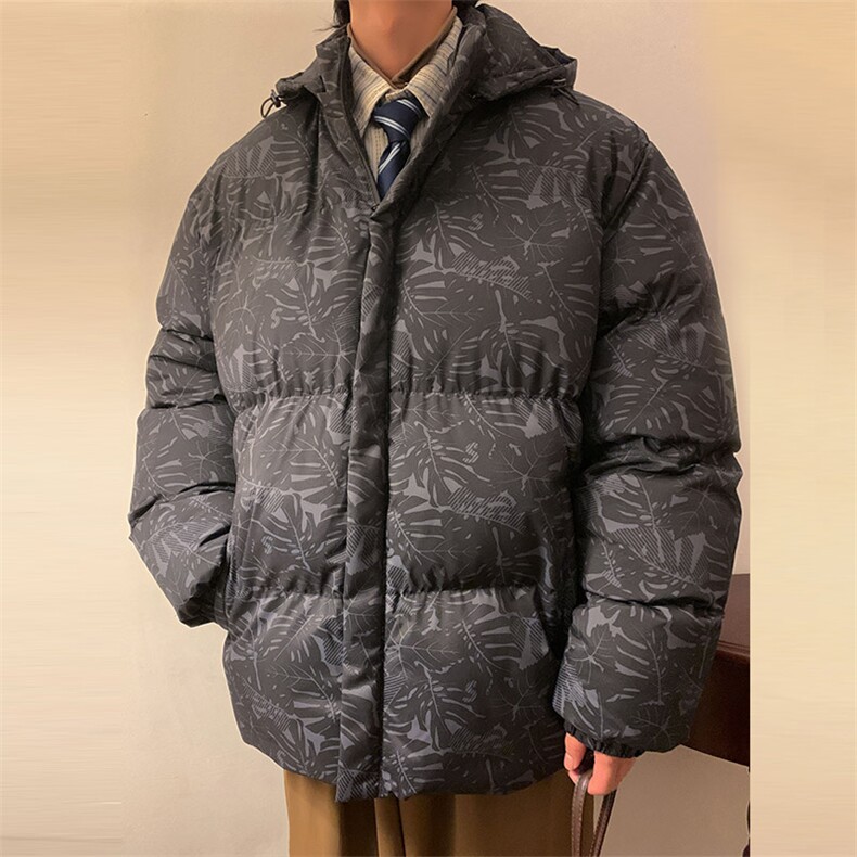 港风2026新品冬季宽松情侣装男装棉衣棉服冬装加厚外套D004-P85,男装棉衣,星座717
