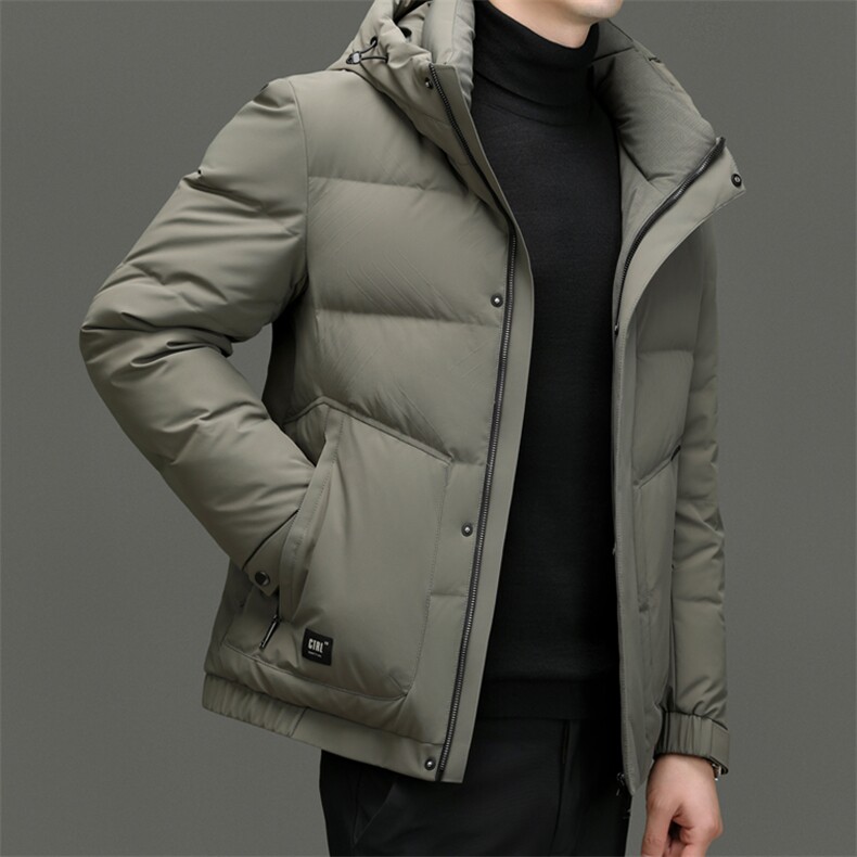 DF23315钱塘2020-2新款冬季时尚百搭连帽简约中年男士羽绒服P293,男装羽绒服,钱塘207-2