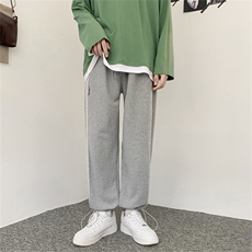 男青春流行直筒运动裤潮华夫格休闲长裤K29P33，男装休闲裤，星座1116-2