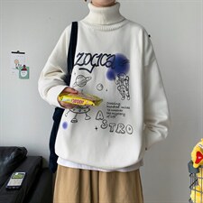 2024秋冬新款毛衣男韩版潮流高领帅气休闲上衣A161-2-M2060-P50图片