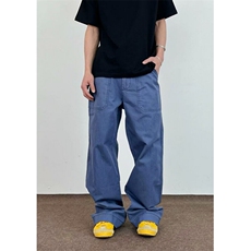 直筒阔腿牛仔裤夏季法工裤做旧复古男宽松百搭休闲工装裤NH181，男装牛仔裤，星座1116A（原606A-3）