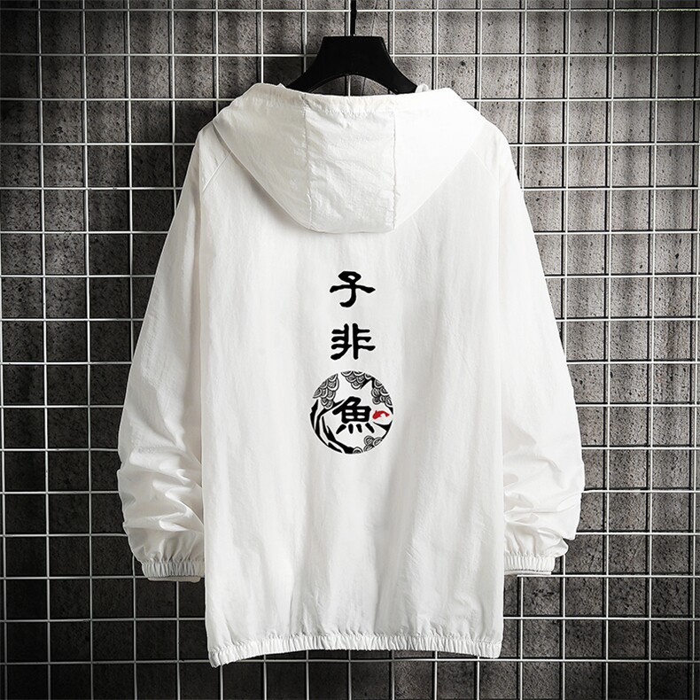 FS63070-P55 薄款防晒衣男透气防紫外线钓鱼外套冰丝防晒服图片