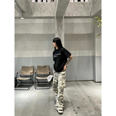 【有货】美式复古迷彩裤男款春秋潮牌痞帅炸街裤子B0013LL-特P60，男装休闲裤，星座1007（原301D）