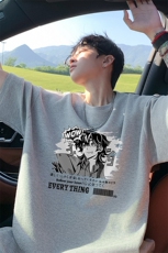 量大优！供视频！港风华夫格短袖T恤半袖男HT222-特P18，男装T恤，电商B367