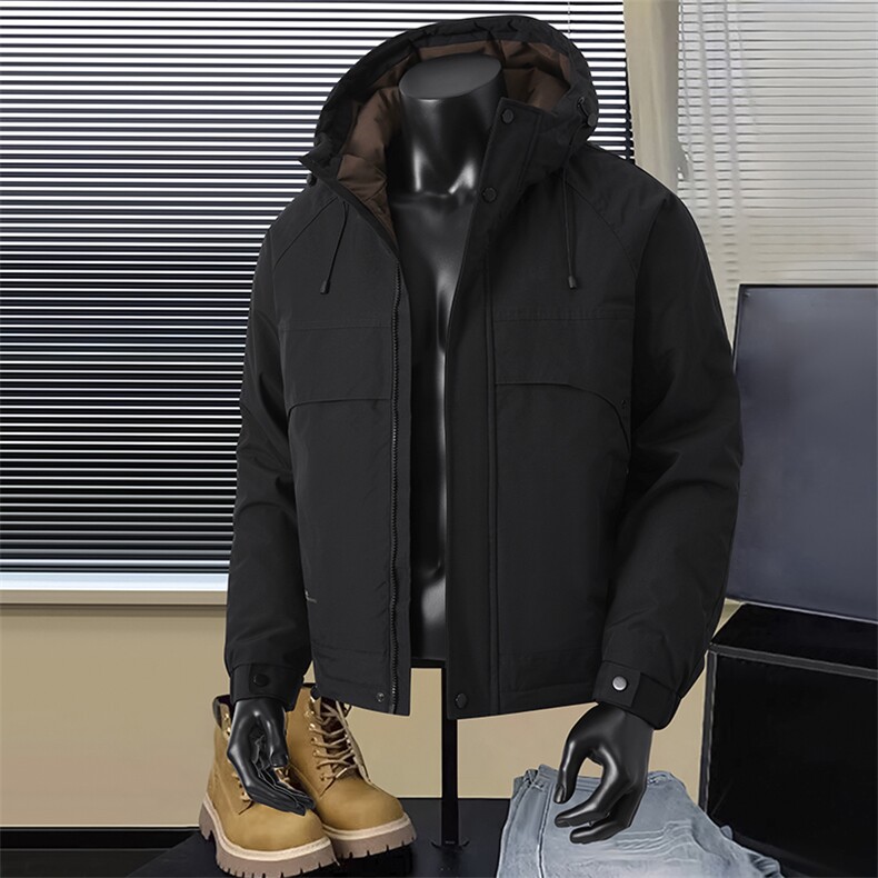 现货5W件冬季三防美式boxy解构连帽雪山冲锋衣棉衣男女棉服厚外套，男装夹克，电商A486