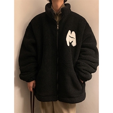 羊羔毛棉衣外套加厚棉服夹克厚港风日系棉袄1016-1W57P118K158，男装夹克，星座1016-1（原电商B408-1）