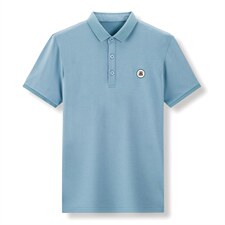 短袖T恤男士上衣POLO衫夏季新款中青年男士翻领纯色商务休闲男装，男装T恤，电商B212（原钱塘6029）