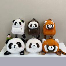 现货熊猫花花七仔金貂大容量双肩包(十个起可混批),佳旺毛绒玩具1 现货熊猫花花七仔金貂大容量双肩包(十个起可混批),佳旺毛绒玩具1