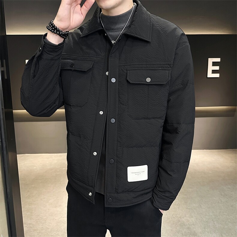 AK97905钱塘2020-3冬季厚款时尚休闲百搭简约中年男士羽绒服P160,男装羽绒服,钱塘207-3
