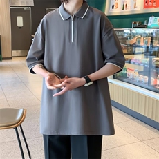 polo杉男韩版潮流2023夏季新款ins宽松百搭痞子帅气卫衣WB036-P30，男装Polo衫，星座412-2
