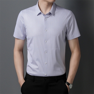 ZL-DK8633男式2023年夏季新款衬衫男短袖休闲衬衣P63图片