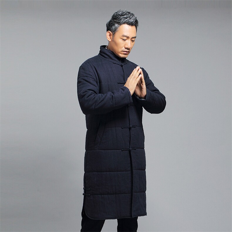 冬季风男棉衣加厚中长款唐装男中式棉服立领棉服8652-P180,男装棉衣,星座1105-3