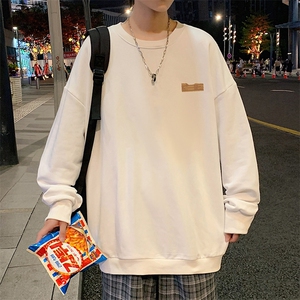S6293-P28 秋季圆领卫衣男大码韩版宽松长袖外套图片