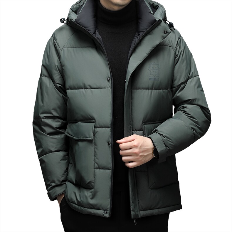 QL8801钱塘2020-2商务休闲冬季厚款有帽中年男士羽绒服P117,男装羽绒服,钱塘207-2