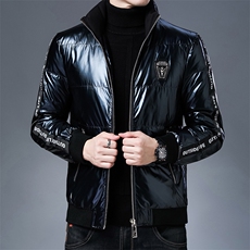 2023新款冬装羽绒服中青年男士加厚保暖防寒立领外套AJY8702-P265，男装羽绒服，电商B212（原钱塘6029）