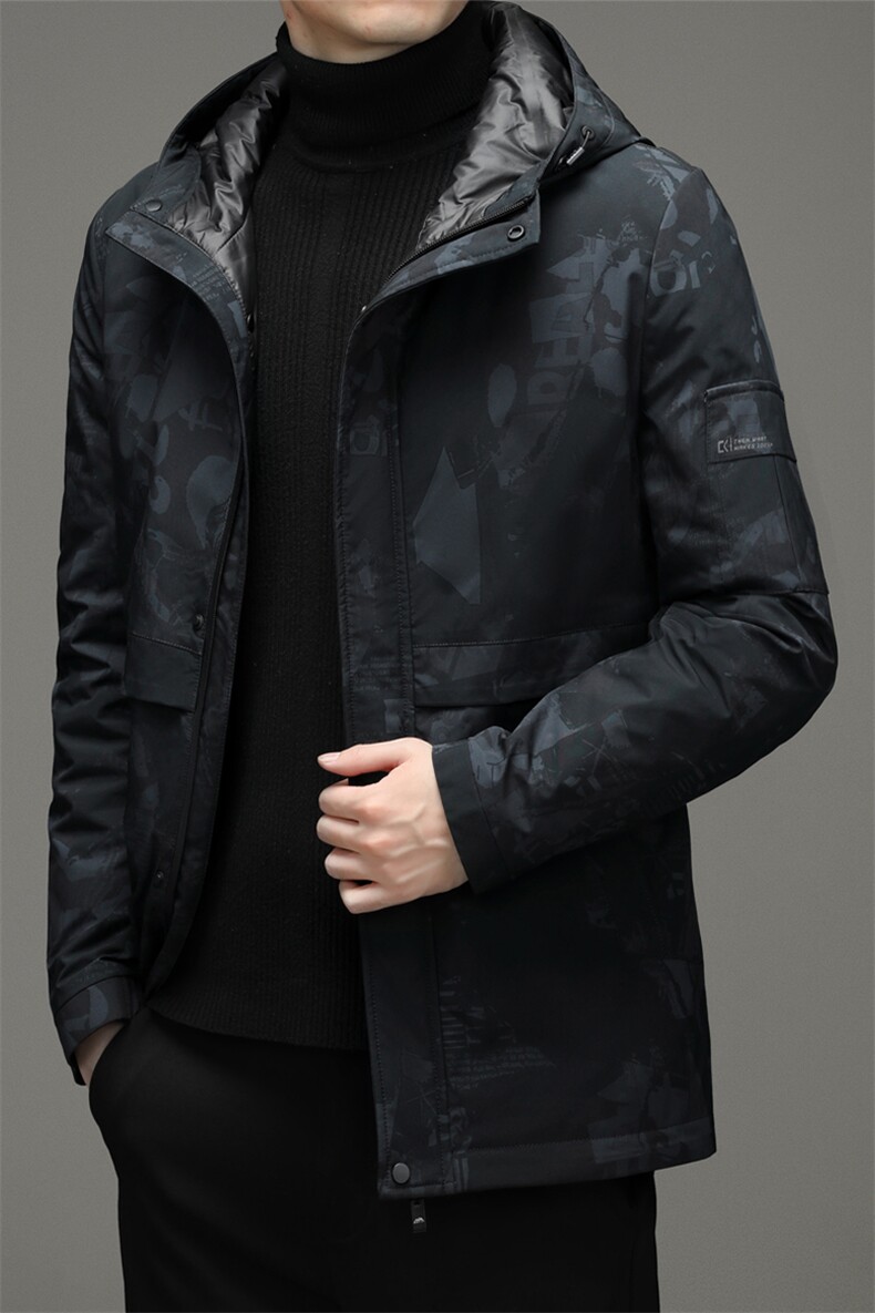 21秋冬新品简约休闲保暖连帽羽绒服中青年男装SNNYR88R2109-P245,男装羽绒服,电商B212（原钱塘6029）