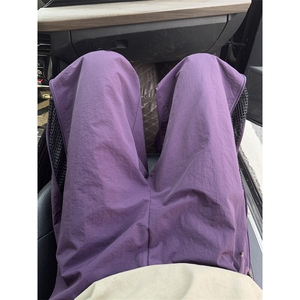 B221 美式ins高街暗黑纯色网状拉链休闲裤 LK24211-特P38控68图片