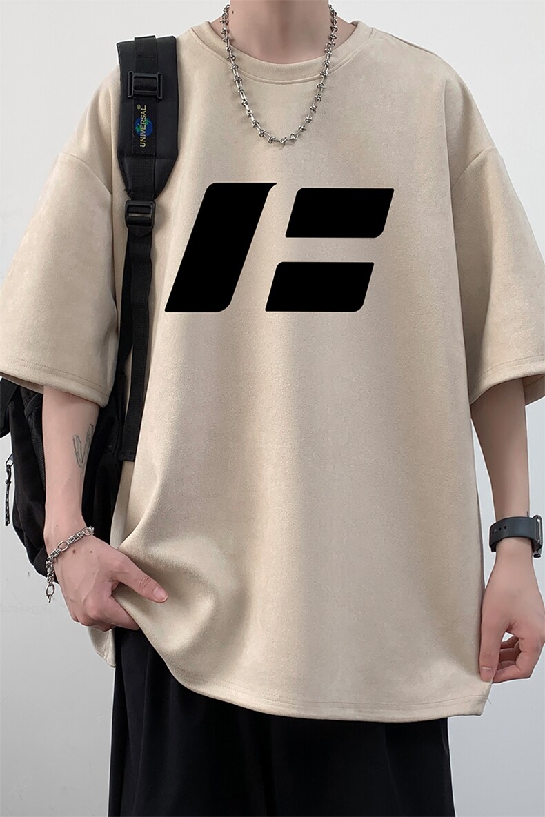 麂皮绒短袖t恤男大码半袖男JD82435-P25,男装T恤,电商A040