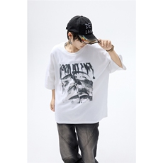 纯棉T恤设计感短袖原创小众运动T恤美式日系T1016-1T334P32K59，女装T恤，星座1016-1（原电商B408-1）