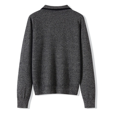 2025秋冬新款女羊绒衫100纯羊绒翻领半拉链羊绒套衫羊绒卫衣上衣，女装羊绒衫，昭美纯山羊绒