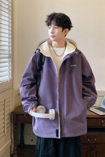 秋季户外夹克男双面穿冲锋衣外套DSA157B-JK7902-P70，男装夹克，电商A157B