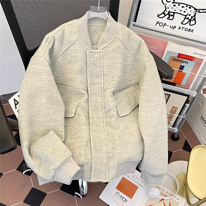 WT933-24新款秋冬季垫肩基础款痞帅高级感简约夹克,男装夹克,星座1002-2