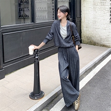 【新品】简约时尚宽松假两件套装2C105-Q503-P185-K258，女装套装/套裙，2C105