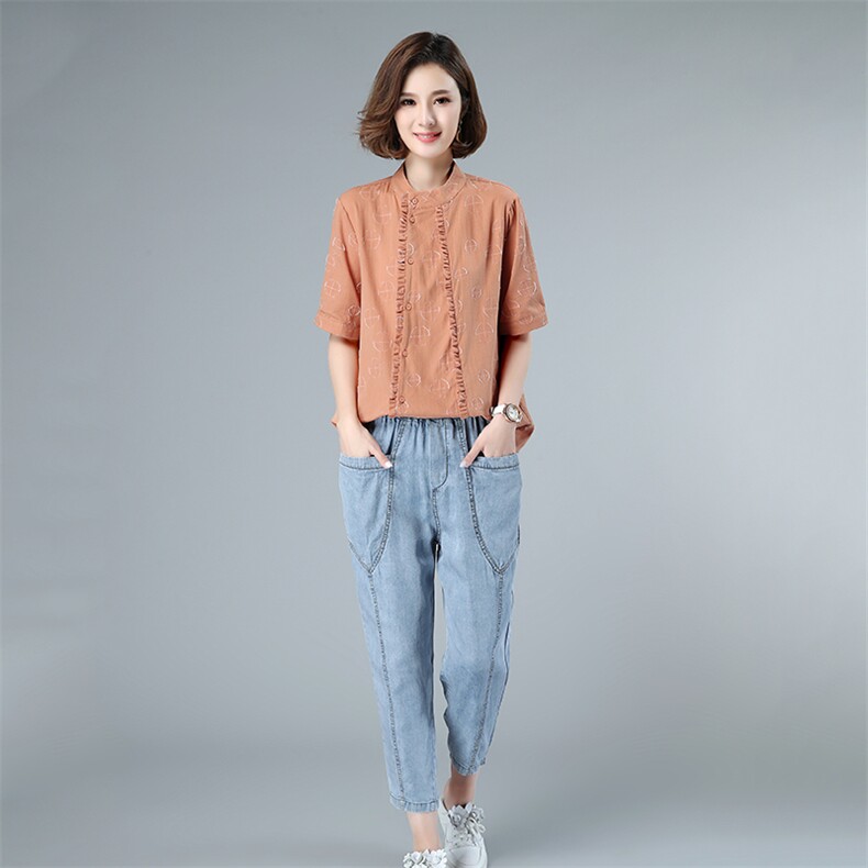 优雅时尚套装/套裙潮流舒适2021年夏季短袖宽松气质,女装套装/套裙,叶笙衣