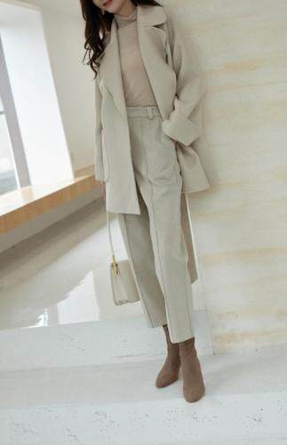 冬季新款双面羊绒大衣，女装，拉嘉图