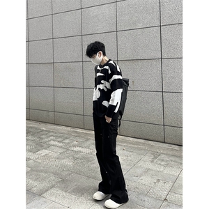 自家图，cleanfit毛衣男宽松慵懒风高级感针织衫MY06-P65图片