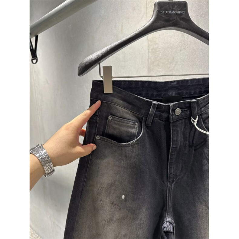 1506-1/KX611/P52个性字母牛仔裤嘻哈ins潮高街潮流痞帅长裤男款,男装牛仔裤,星座1506-1