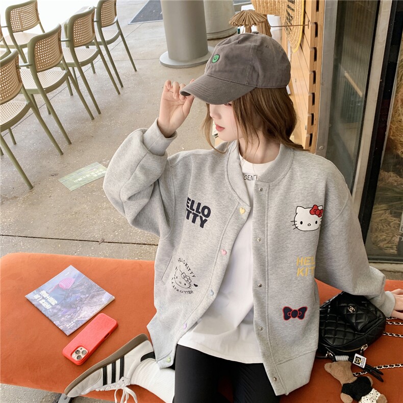 现货女春秋季新款棒球服外套2193-P145-K215,女装卫衣/绒衫,网红馆