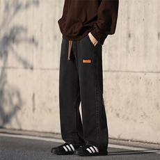 8XL-M特大码牛仔裤男宽松直筒裤子加肥加大码K908P50控68，男装牛仔裤，电商D206-1