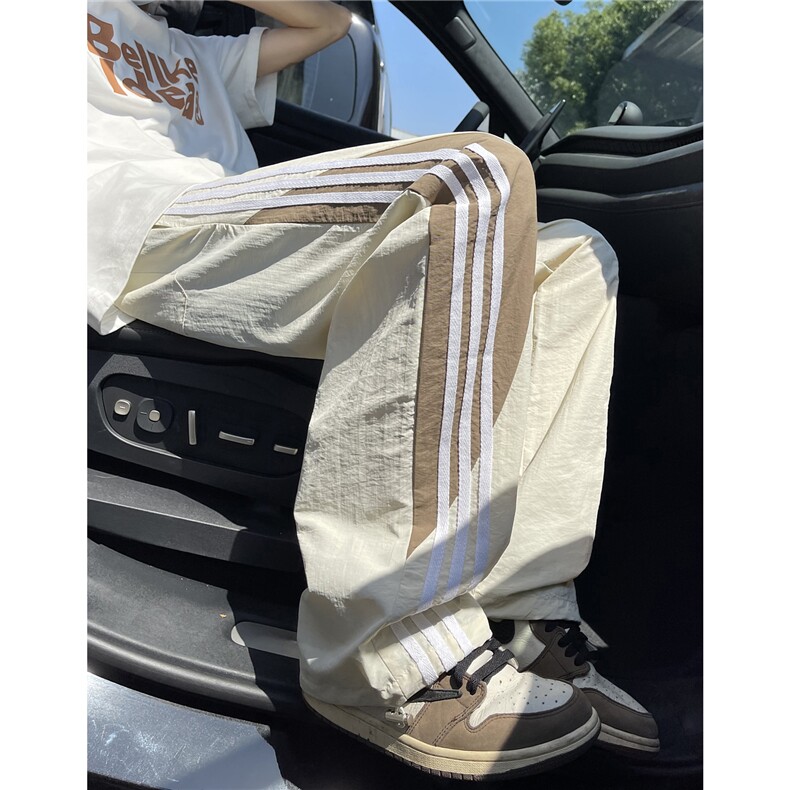 XZ612-K789-P55控79夏季伞兵裤运动街舞休闲裤侧边三条杠速干裤,男装休闲裤,星座612