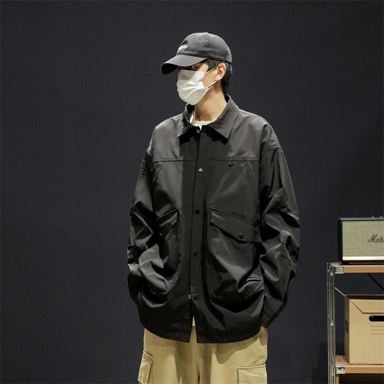 春季现货衬衫领夹克男DSA157B-CS05-特P55图片