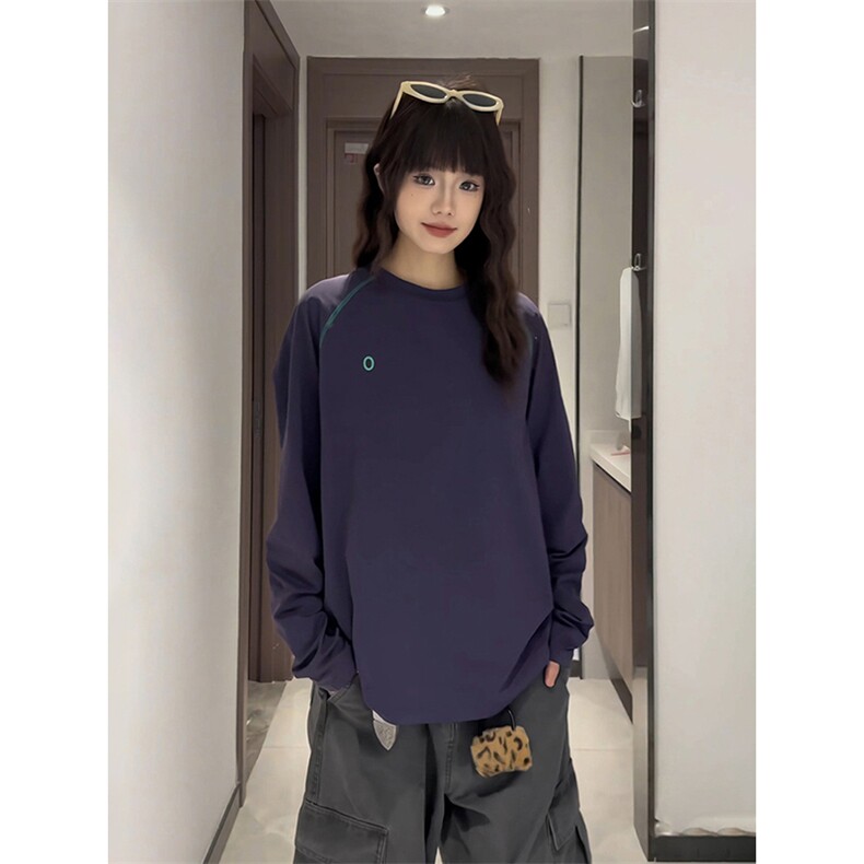 美式高街解构工艺速干长袖T恤男女款防晒罩衫户外运动潮牌骑行服，男装防晒衣，电商A443