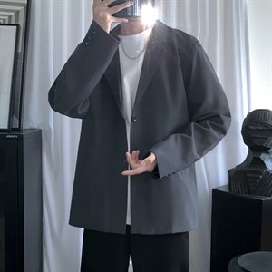 免烫正装西服外套韩版帅气休闲小西装男XF01P55，男装西服套装，电商D325
