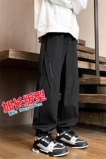 加长版高个子冲锋裤男防风防水魔术贴登山运动裤子KZ018P50加绒60，男装休闲裤，电商B312