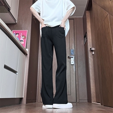 男款夏季薄款微喇叭西裤潮牌休闲裤8029-P40，男装休闲裤，电商B380（原B361）