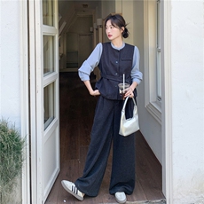 【新款已出货】高品质假两件套2C059-2602P185K298，女装套装/套裙，2C059