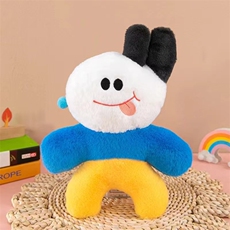 含天毛绒玩具 橡皮人狗