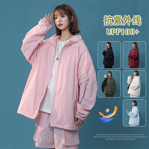 UPF100+有报告 凉感轻薄透气套装防晒服 两件套HS628-P75图片