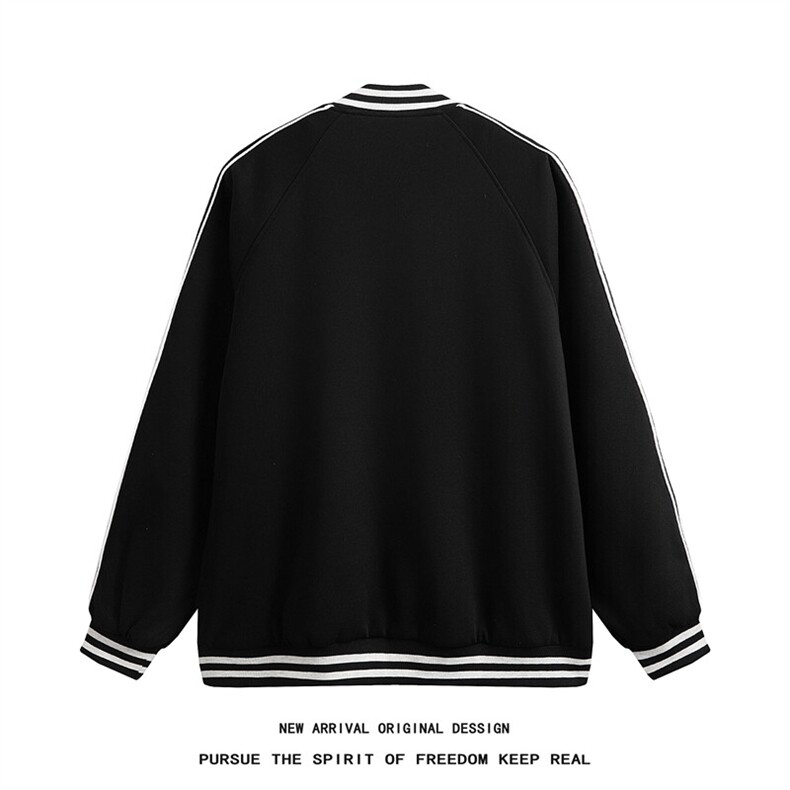 WY208/P75春装新款高品质不起球刺绣卫衣男立领棒球服潮外套,男装卫衣,电商基地A050