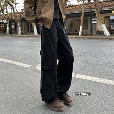 XZ616春季重磅工装缉明线拼接复古休闲长裤TY1160P75控98，男装休闲裤，星座512A（原616）