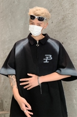 polo衫短袖t恤男夏季宽松休闲半拉链体恤衫XZ514-2-202489-P63，男装T恤，星座514-2(原B239)