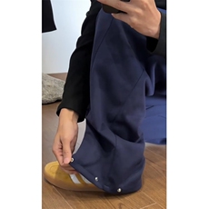 美式复古休闲裤女春季新款侧边三条杠速干阔腿运动裤宽松伞兵裤子，女装休闲裤，星座506A