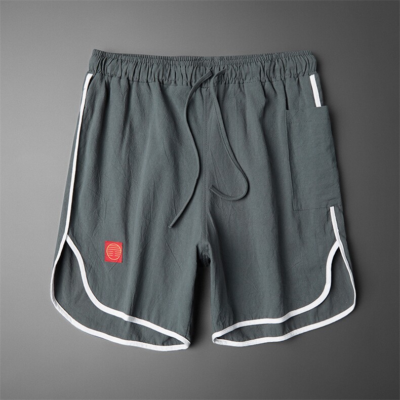 6071夏季棉麻短裤休闲情侣裤沙滩裤男裤子1115--6071，男装休闲裤，星座1115-1